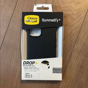 OtterBox Black Symmetry+ Case for iPhone 14/13 NWT IN BOX. Magsafe